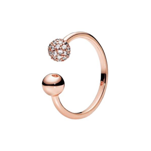 Gold Crystal Ring 6