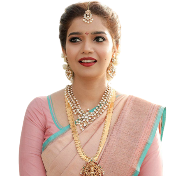 Pink Saree